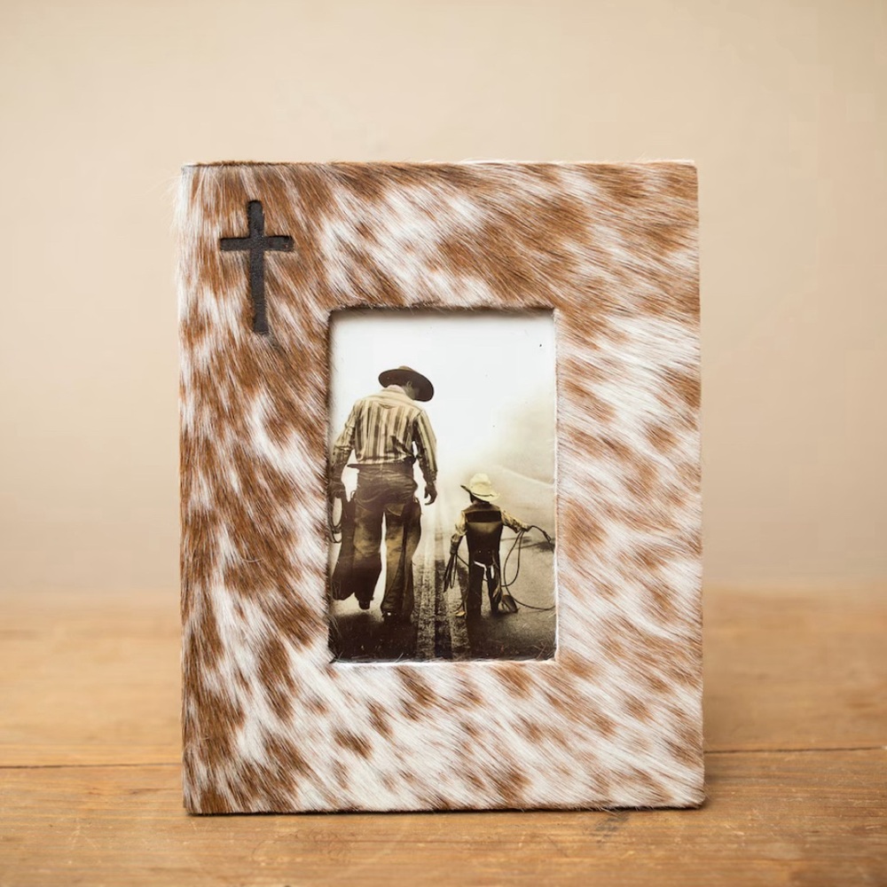 Cowhide Picture Frame